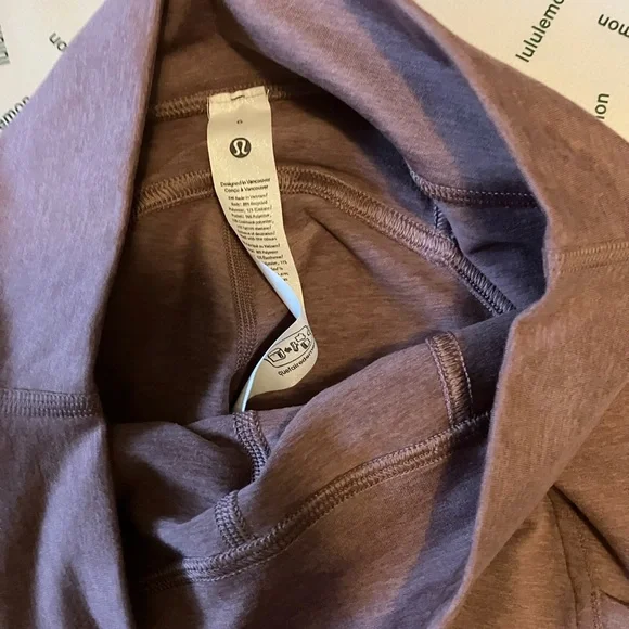 NWT Lululemon Soft Sueded High-Rise Tight 25", Sz 6, Twilight Rose - Picture 8 of 9